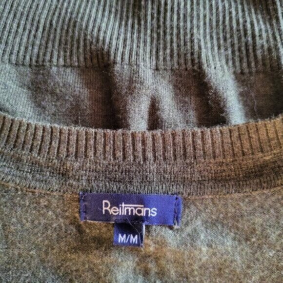 Women's Green Cardigan Sweater Sz Medium - Picture 5 of 6